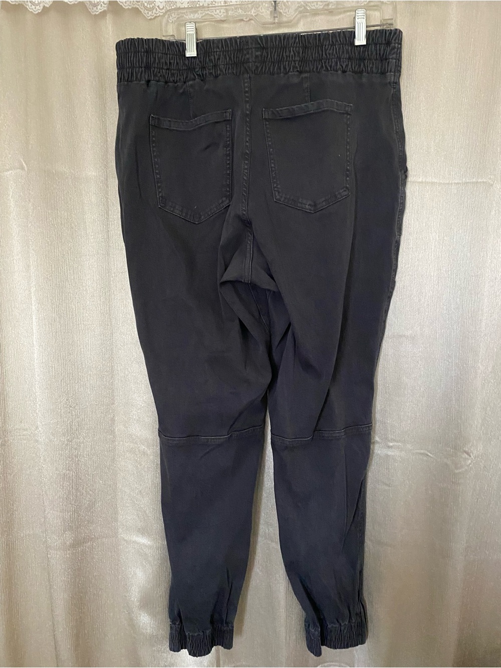 SPANX Black Stretch Utility Jogger Pants 1X/1X